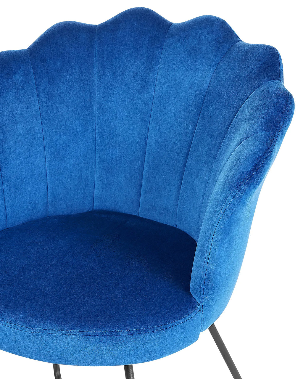 Armchair LOVELOCK Velvet Navy Blue