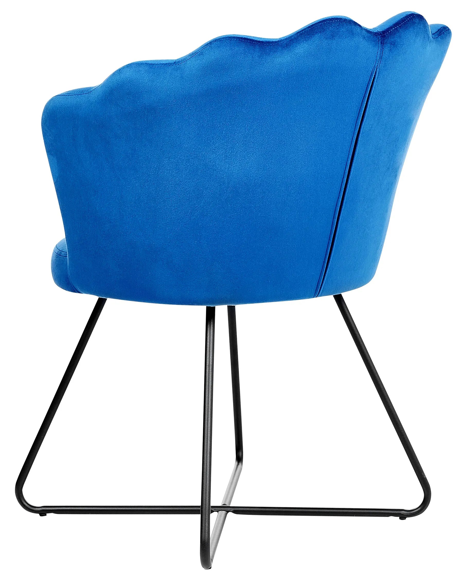 Armchair LOVELOCK Velvet Navy Blue