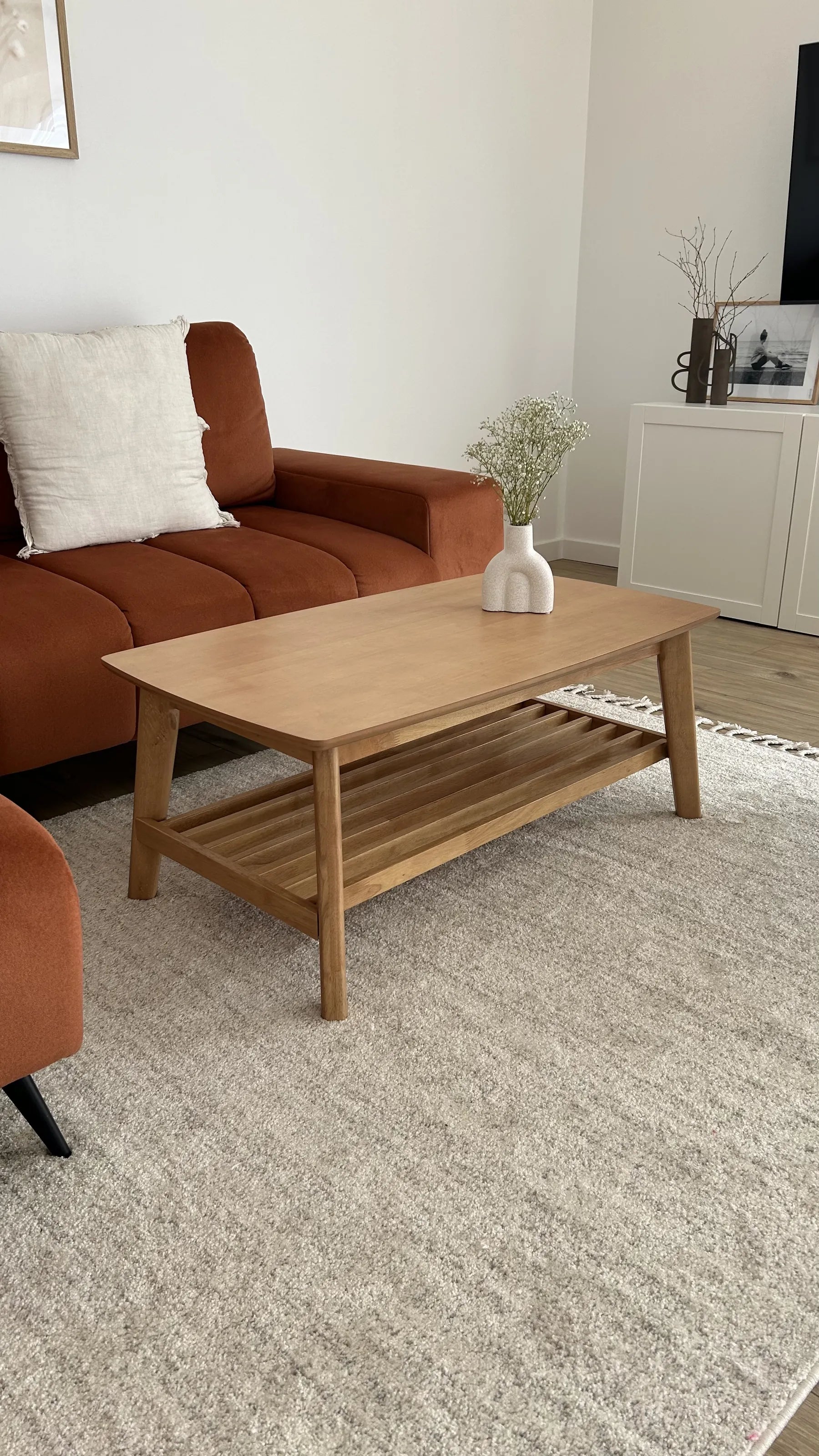 Coffee Table TULARE Light Brown