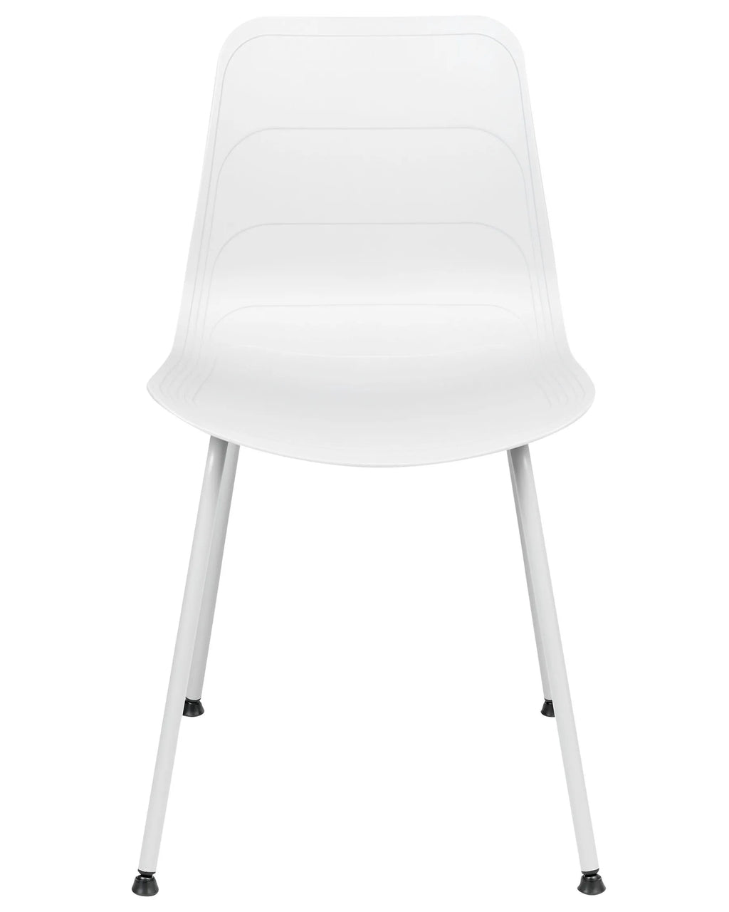 Set of 2 Dining Chairs LOOMIS White