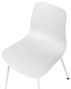 Set of 2 Dining Chairs LOOMIS White
