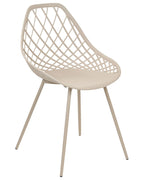 Set of 2 Dining Chairs CANTON II Beige