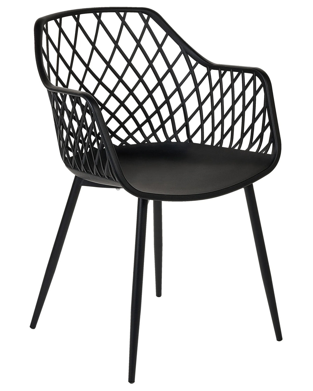Set of 2 Dining Chairs NASHUA II Black