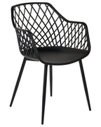 Set of 2 Dining Chairs NASHUA II Black