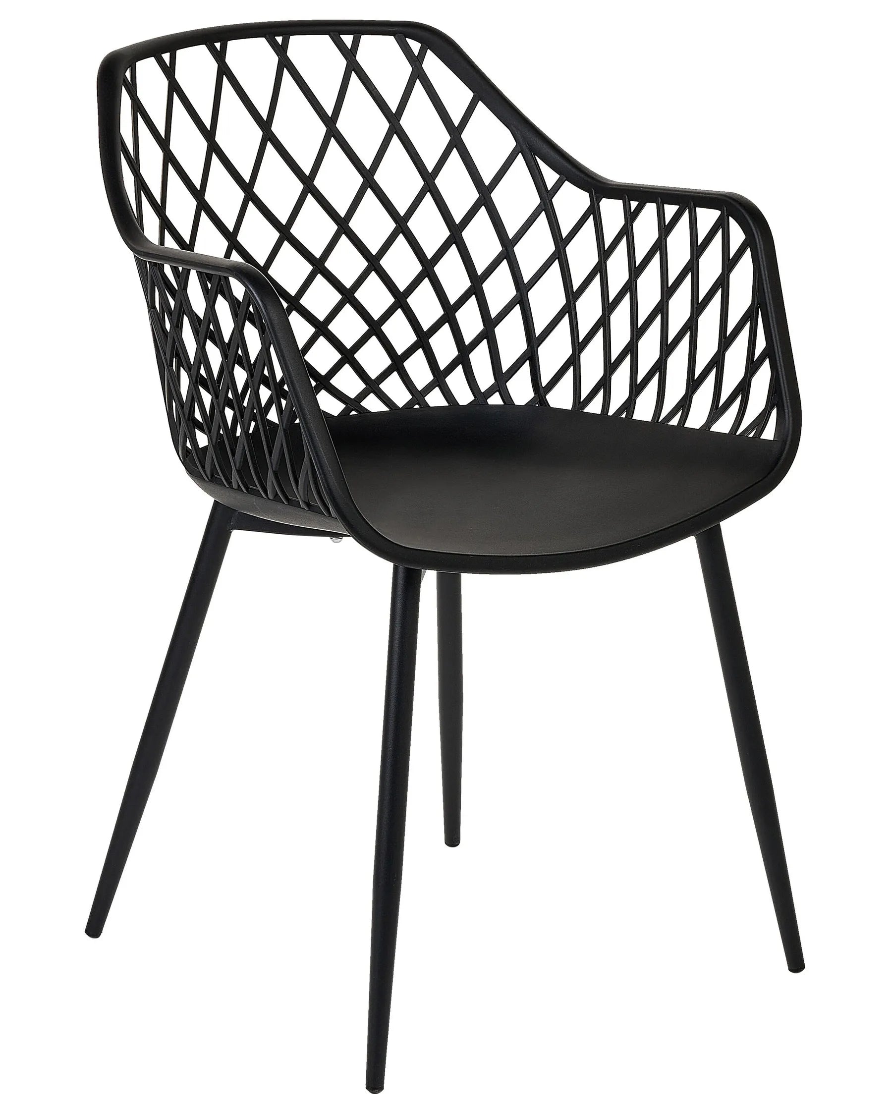 Set of 2 Dining Chairs NASHUA II Black