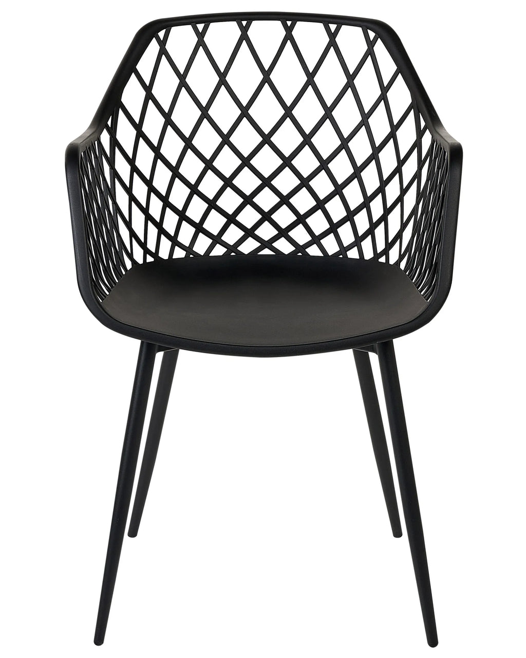 Set of 2 Dining Chairs NASHUA II Black