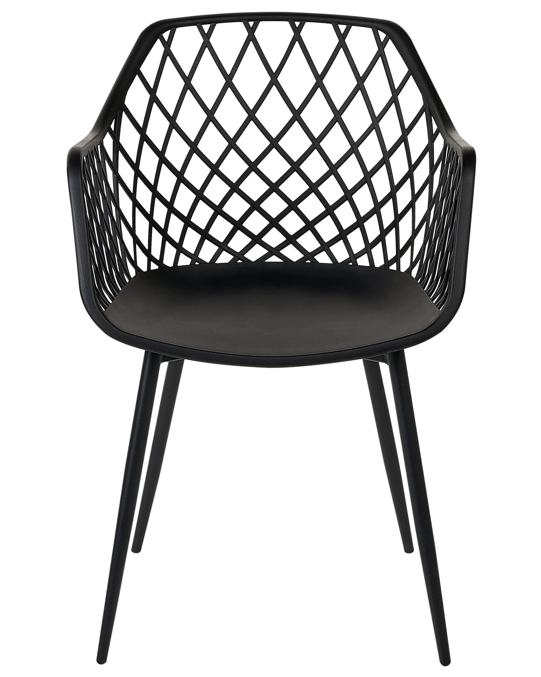 Set of 2 Dining Chairs NASHUA II Black