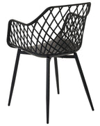 Set of 2 Dining Chairs NASHUA II Black
