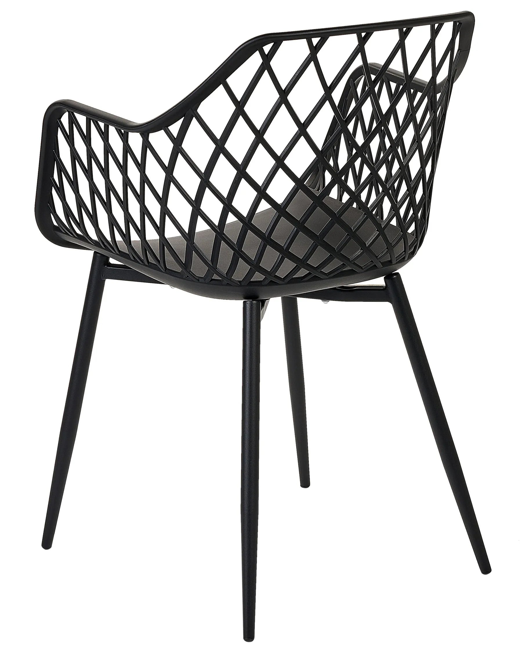 Set of 2 Dining Chairs NASHUA II Black