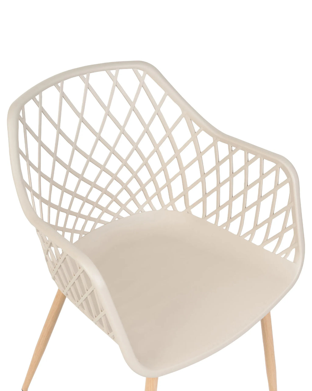 Set of 2 Dining Chairs NASHUA Beige