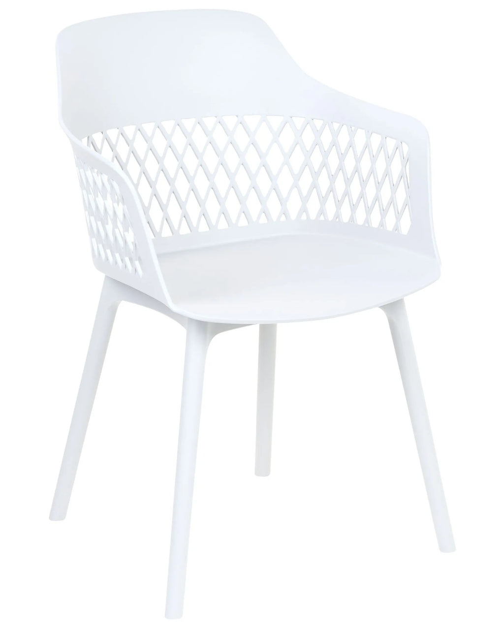 Set of 2 Dining Chairs ALMIRA White