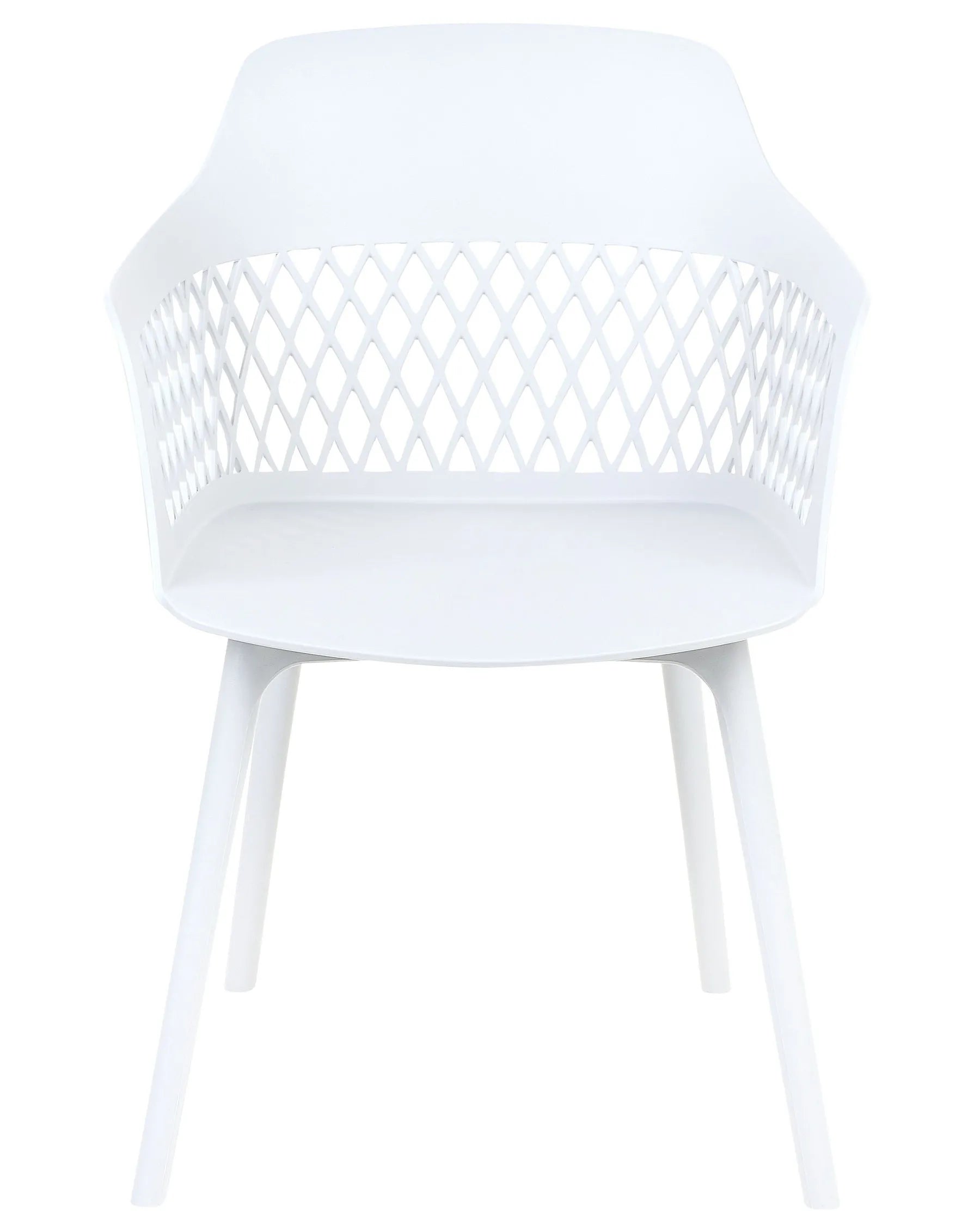 Set of 2 Dining Chairs ALMIRA White