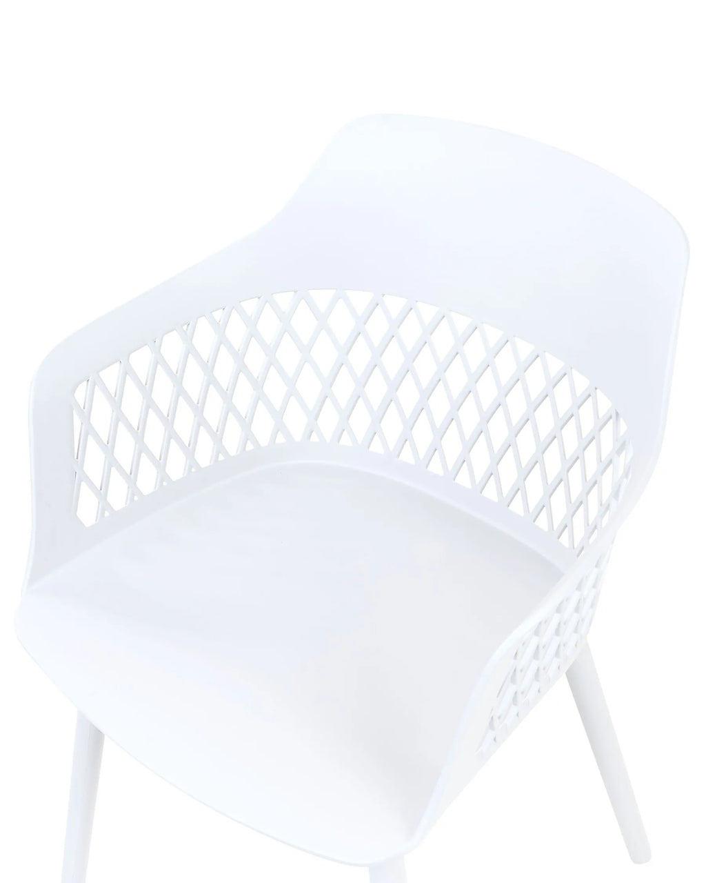 Set of 2 Dining Chairs ALMIRA White