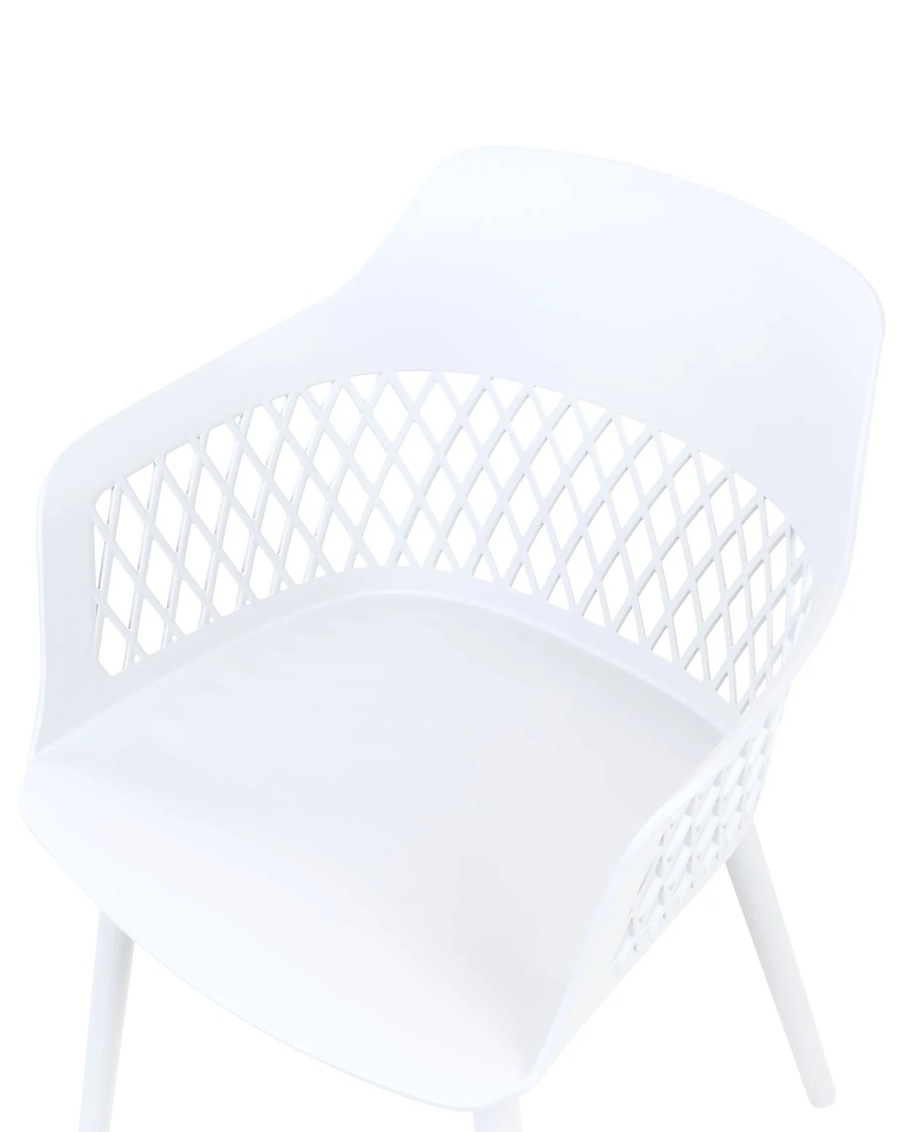 Set of 2 Dining Chairs ALMIRA White