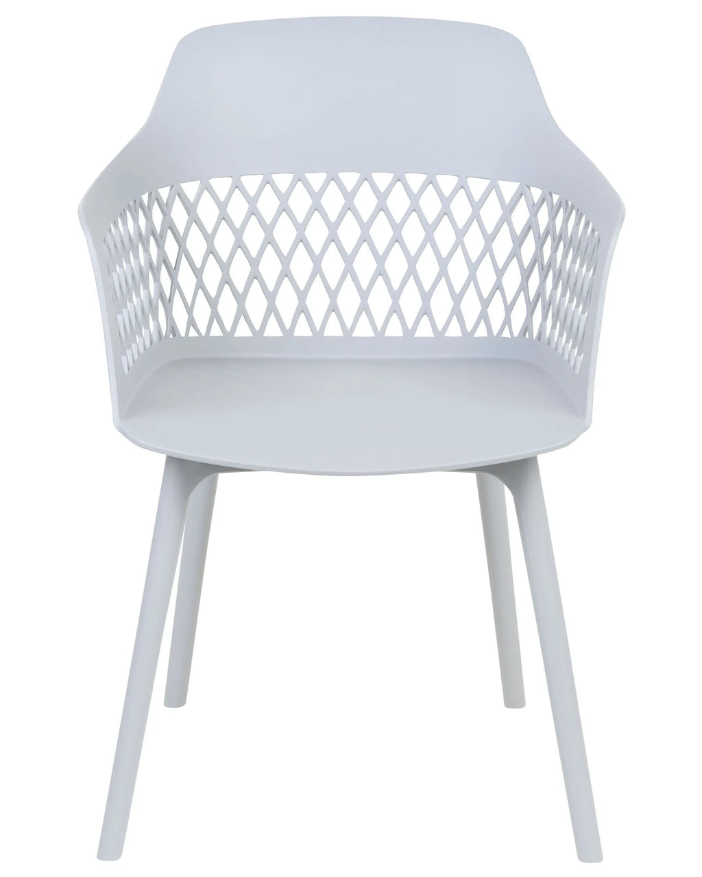 Set of 2 Dining Chairs ALMIRA Light Grey