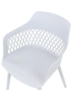 Set of 2 Dining Chairs ALMIRA Light Grey