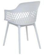 Set of 2 Dining Chairs ALMIRA Light Grey