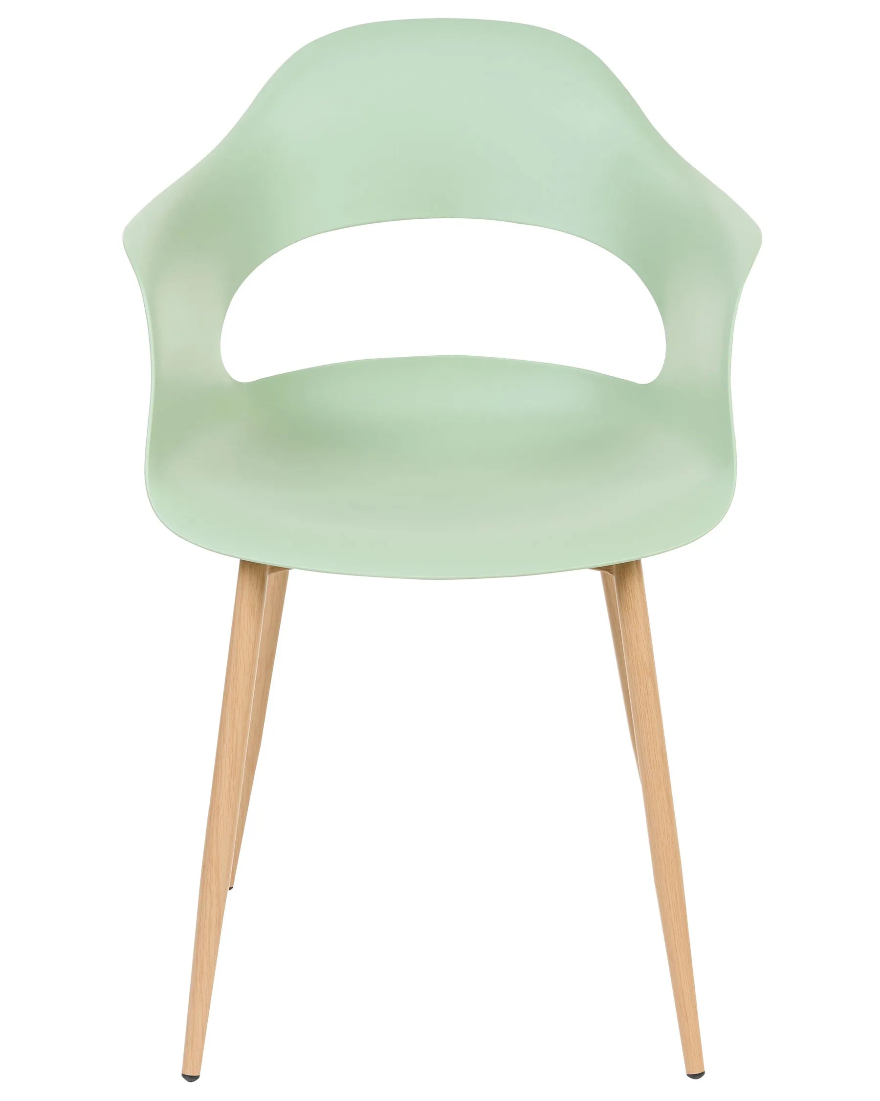 Set of 2 Dining Chairs UTICA Light Green
