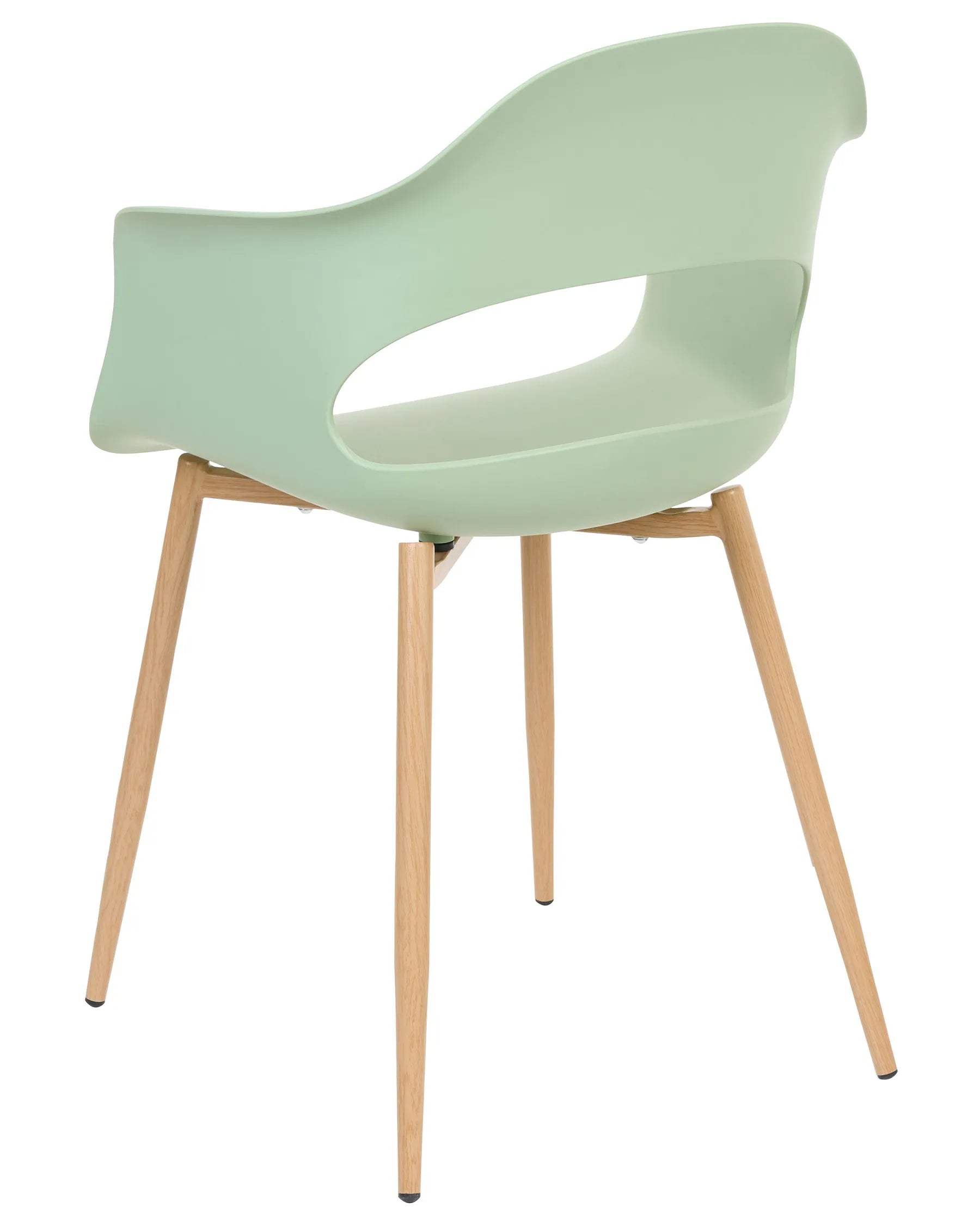 Set of 2 Dining Chairs UTICA Light Green