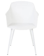 Set of 2 Dining Chairs FONDA White