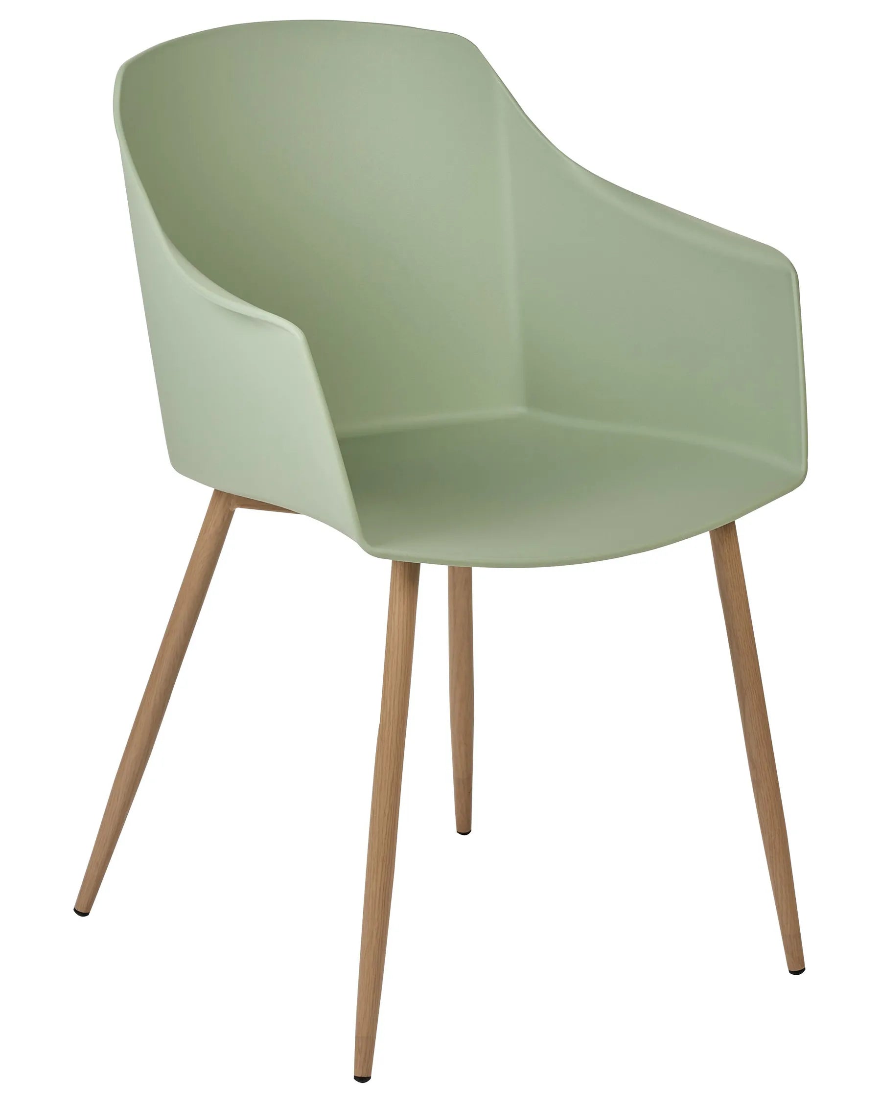 Set of 2 Dining Chairs FONDA II Light Green
