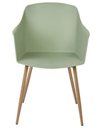 Set of 2 Dining Chairs FONDA II Light Green
