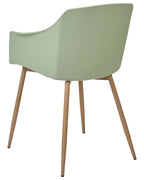 Set of 2 Dining Chairs FONDA II Light Green