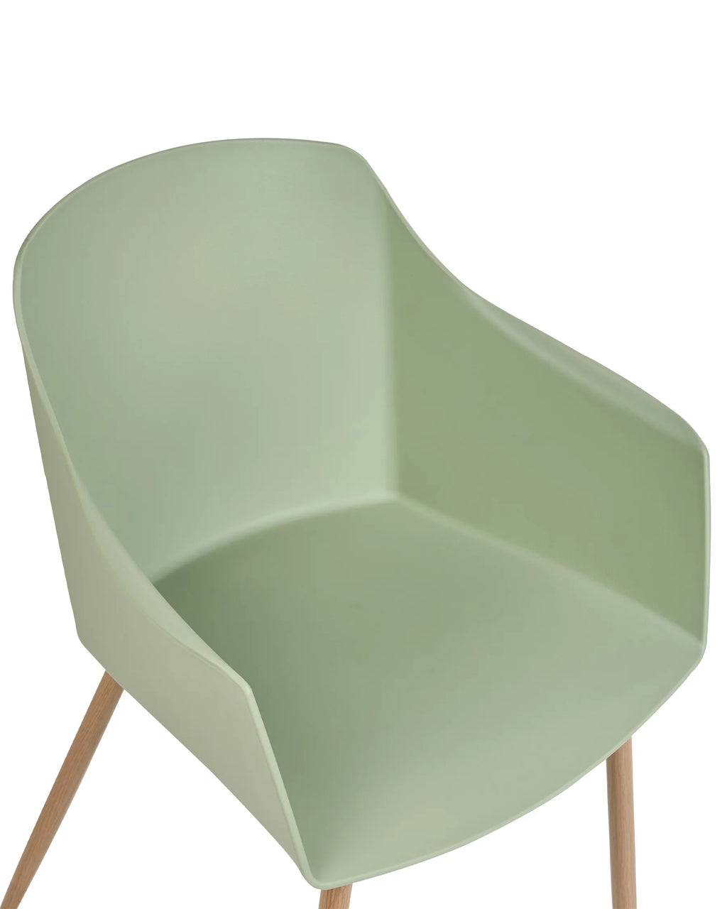 Set of 2 Dining Chairs FONDA II Light Green