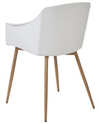 Set of 2 Dining Chairs FONDA II White