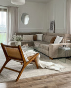 Armchair MIDDLETOWN Mahogany Natural