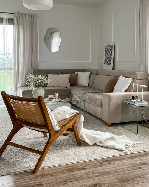 Armchair MIDDLETOWN Mahogany Natural