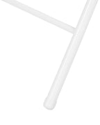 Set of 4 Folding Chairs SPARKS Light Grey/ White