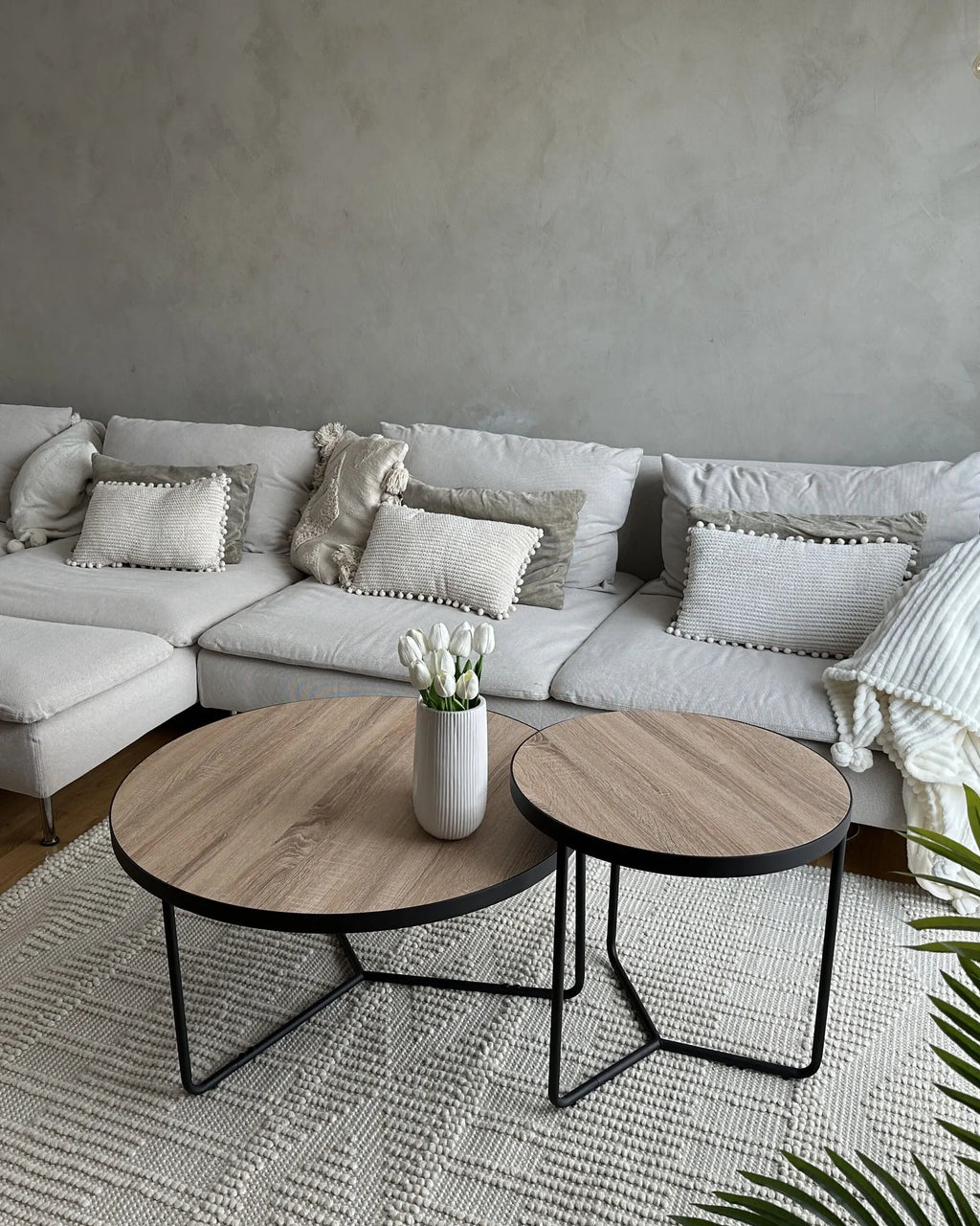 Coffee Table MELODY Light Brown