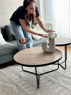 Coffee Table MELODY Light Brown
