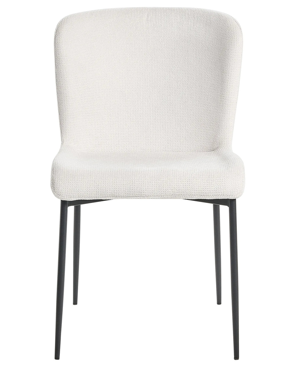 Set of 2 Dining Chairs ADA Fabric Off-White