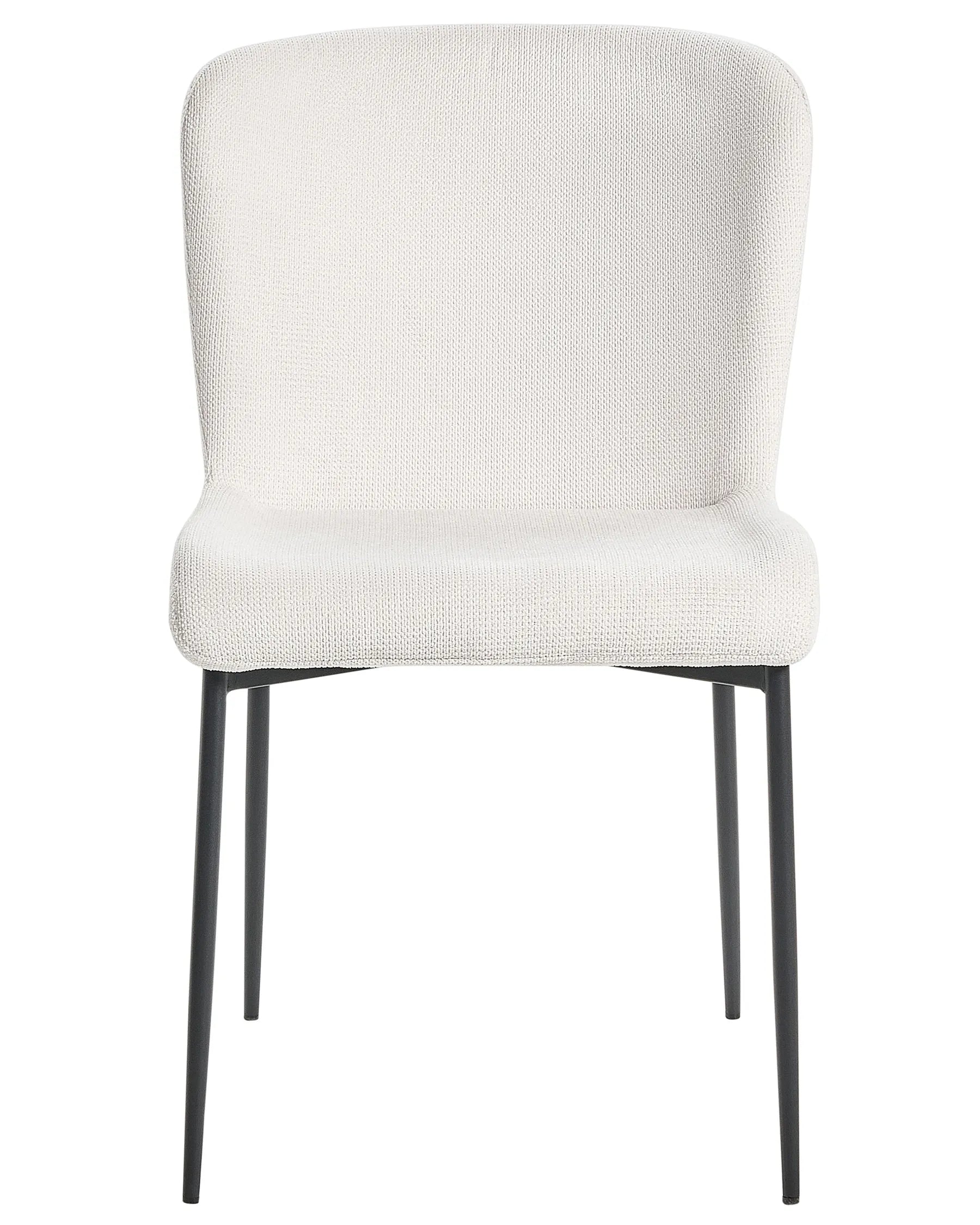 Set of 2 Dining Chairs ADA Fabric Off-White