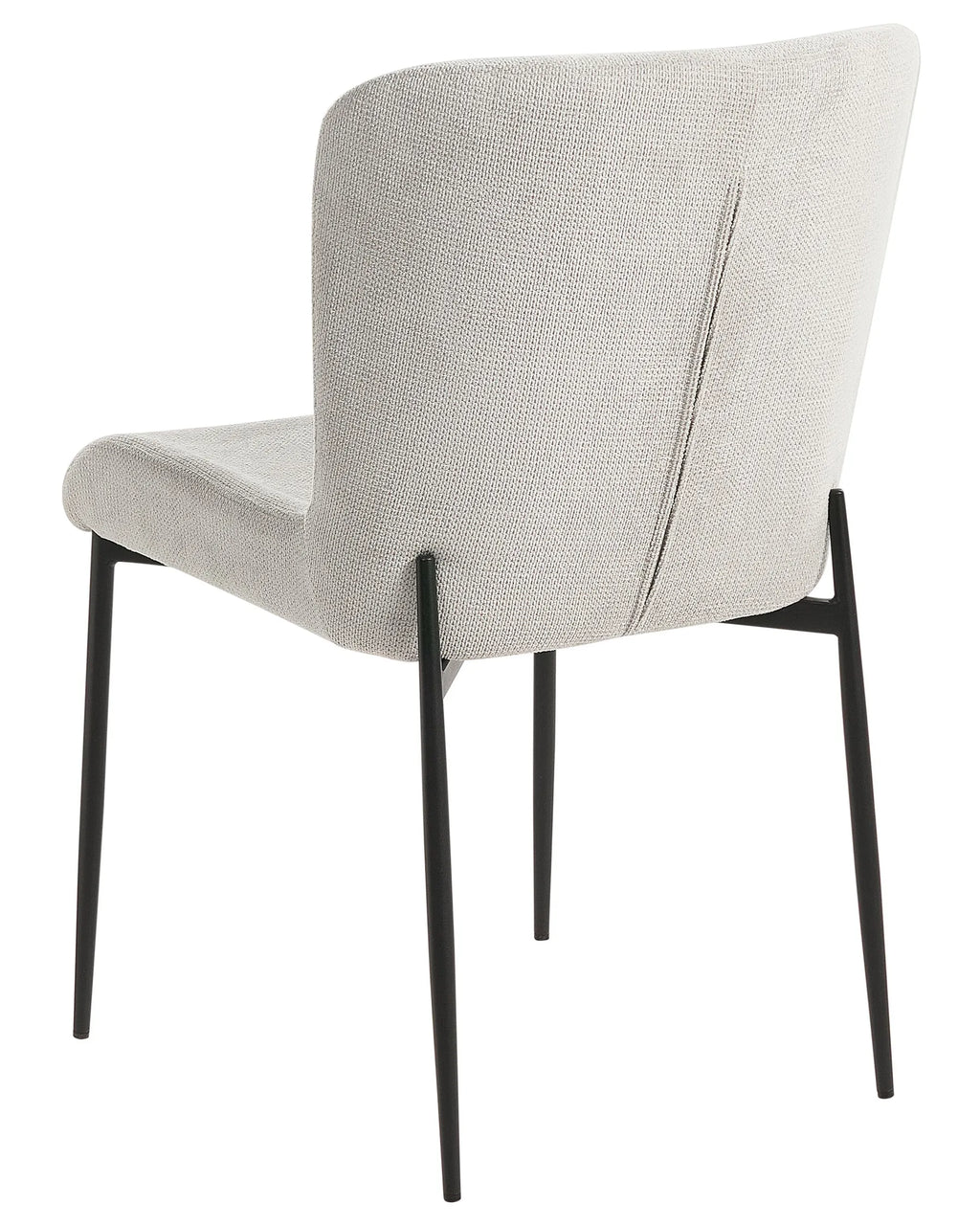 Set of 2 Dining Chairs ADA Fabric Light Grey