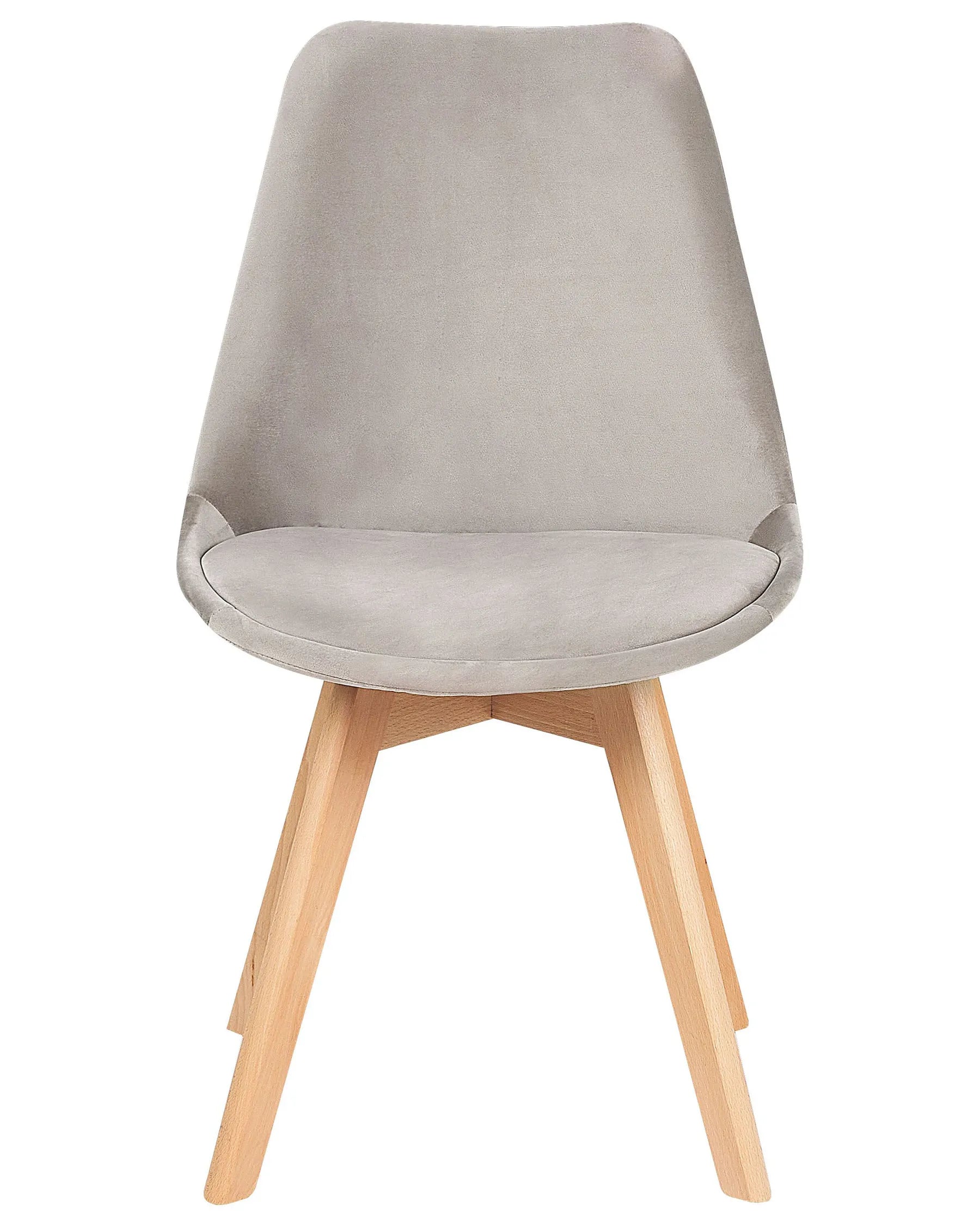 Set of 2 Dining Chairs DAKOTA II Velvet Taupe