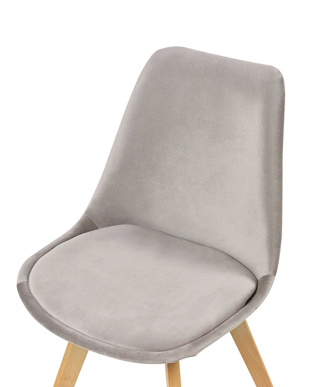 Set of 2 Dining Chairs DAKOTA II Velvet Taupe