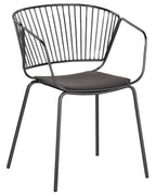 Set of 2 Dining Chairs RIGBY Metal Black