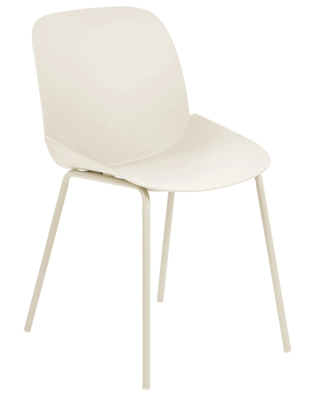Set of 2 Dining Chairs MILACA Beige