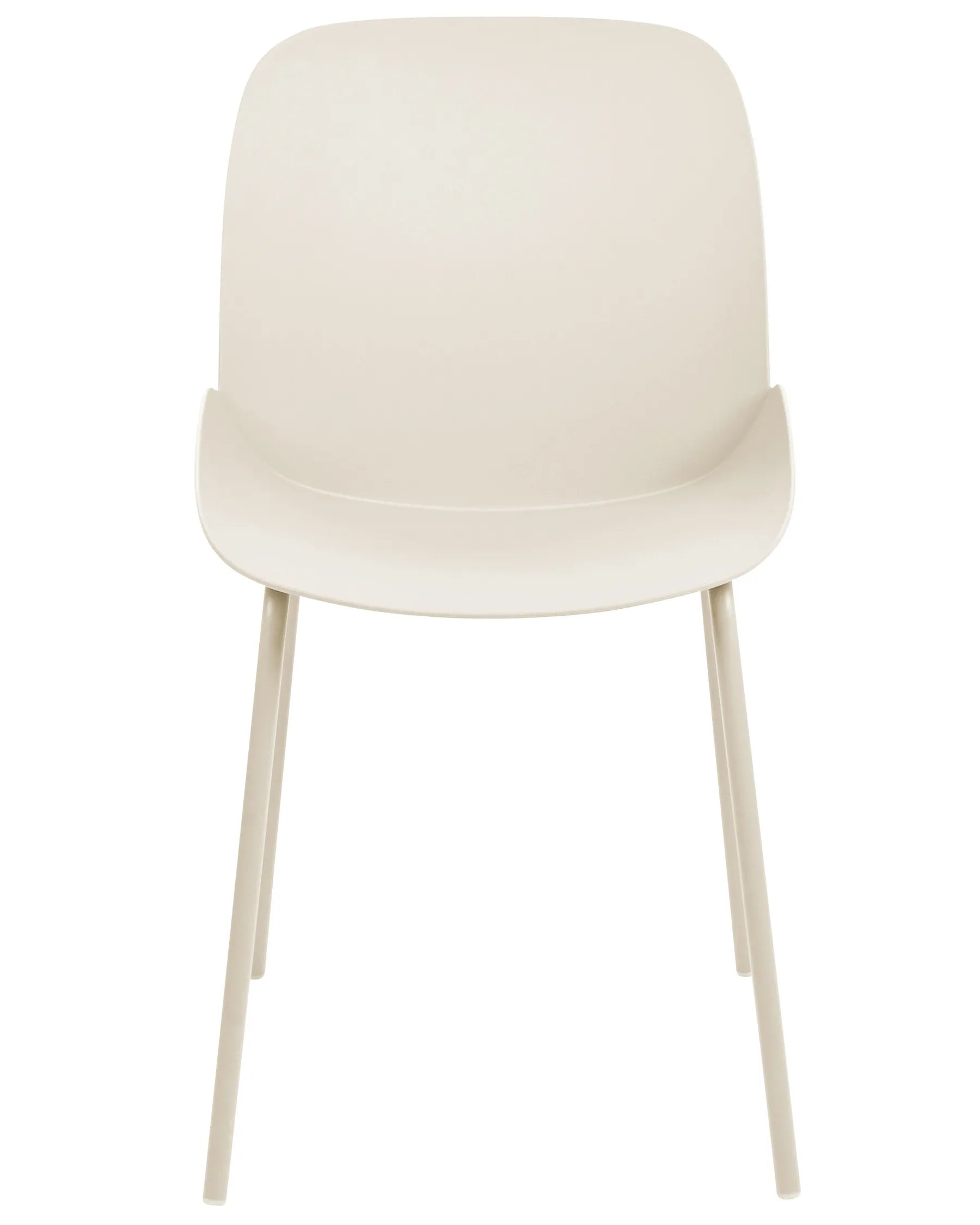 Set of 2 Dining Chairs MILACA Beige