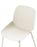 Set of 2 Dining Chairs MILACA Beige