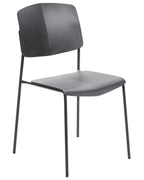 Set of 4 Dining Chairs ASTORIA Black