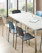 Set of 4 Dining Chairs ASTORIA Black