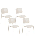 Set of 4 Dining Chairs ASTORIA Beige