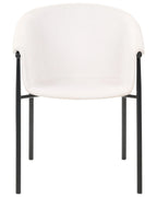Set of 2 Dining Chairs AMES Fabric Light Beige