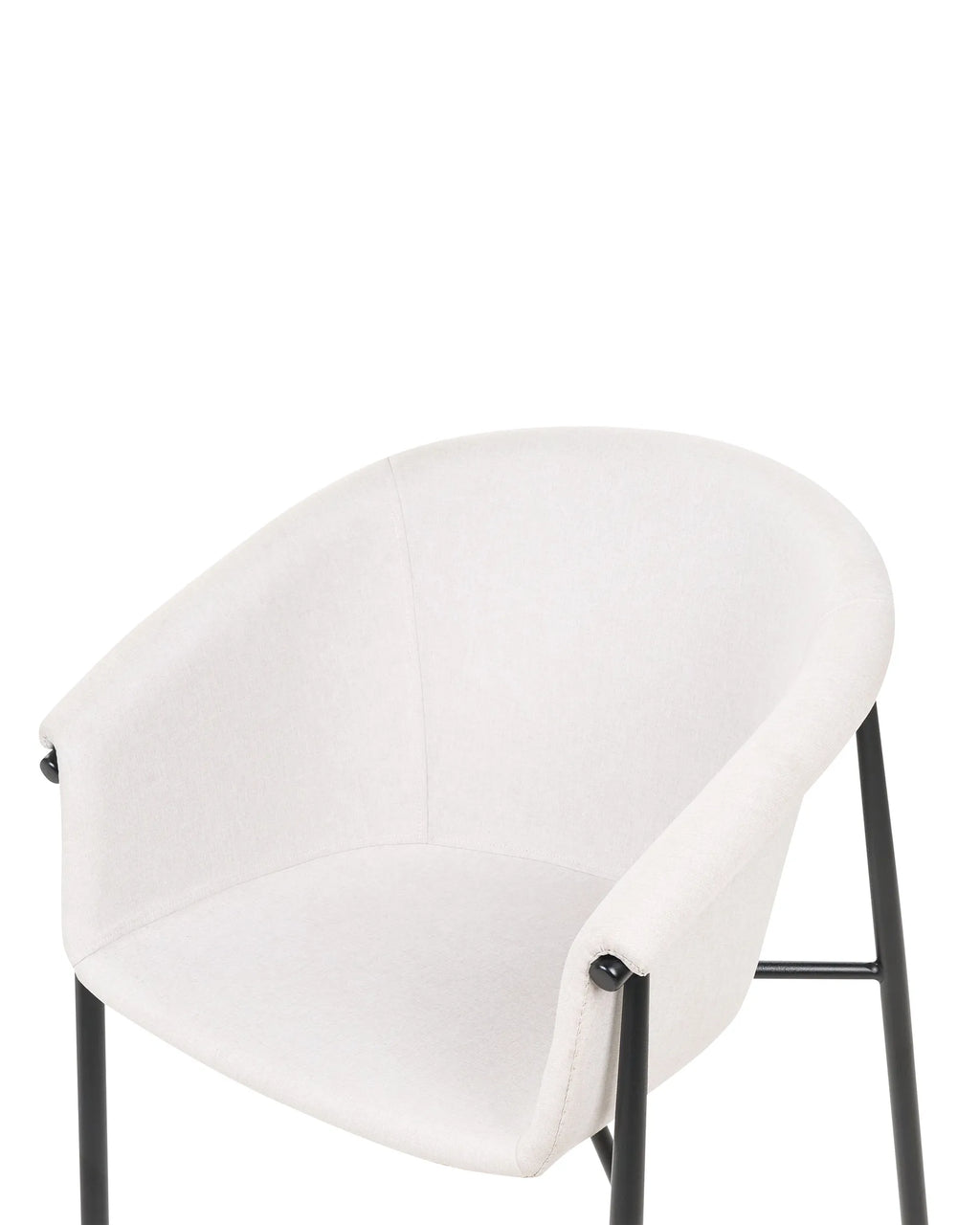 Set of 2 Dining Chairs AMES Fabric Light Beige