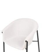 Set of 2 Dining Chairs AMES Fabric Light Beige