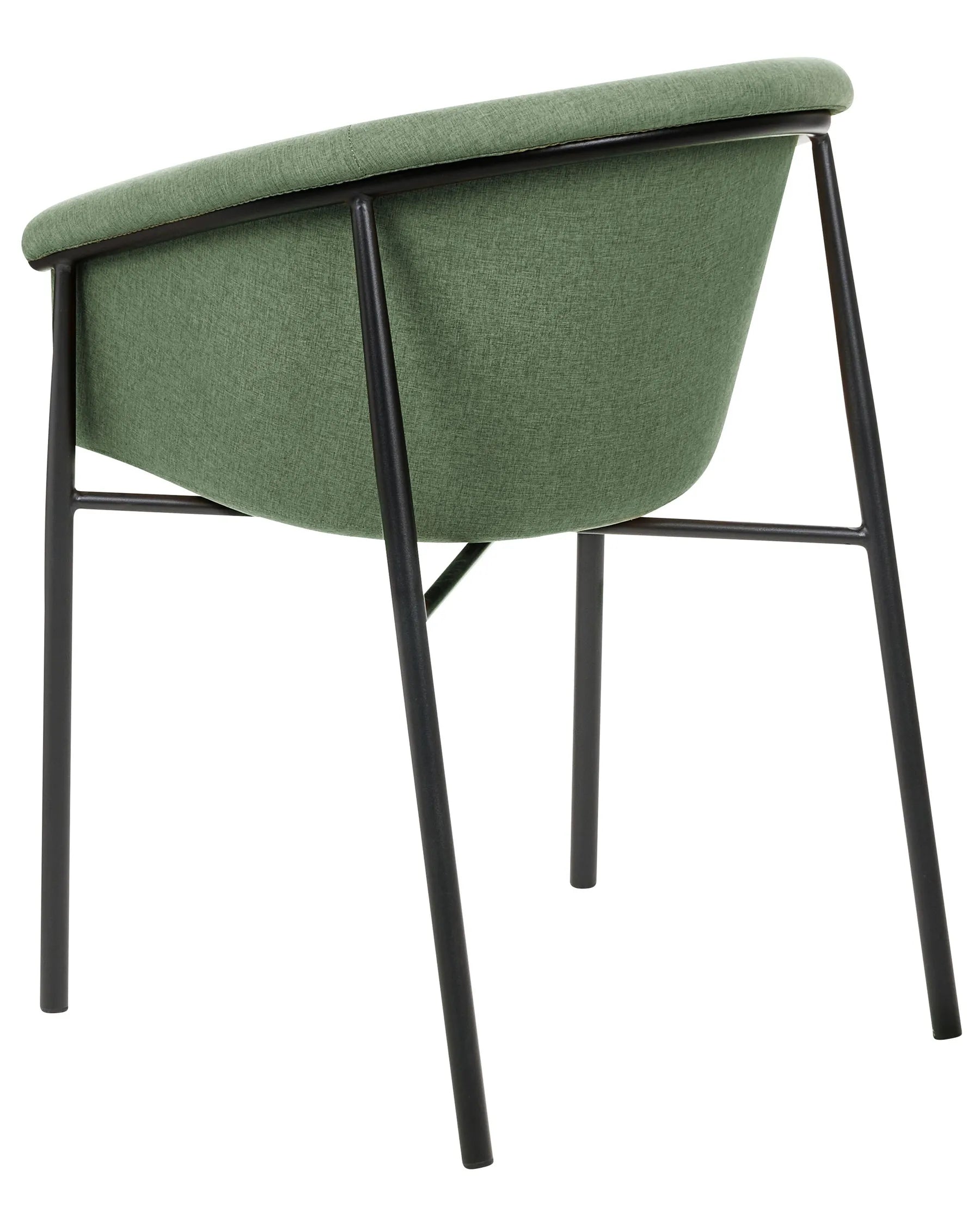 Set of 2 Dining Chairs AMES Dark Green